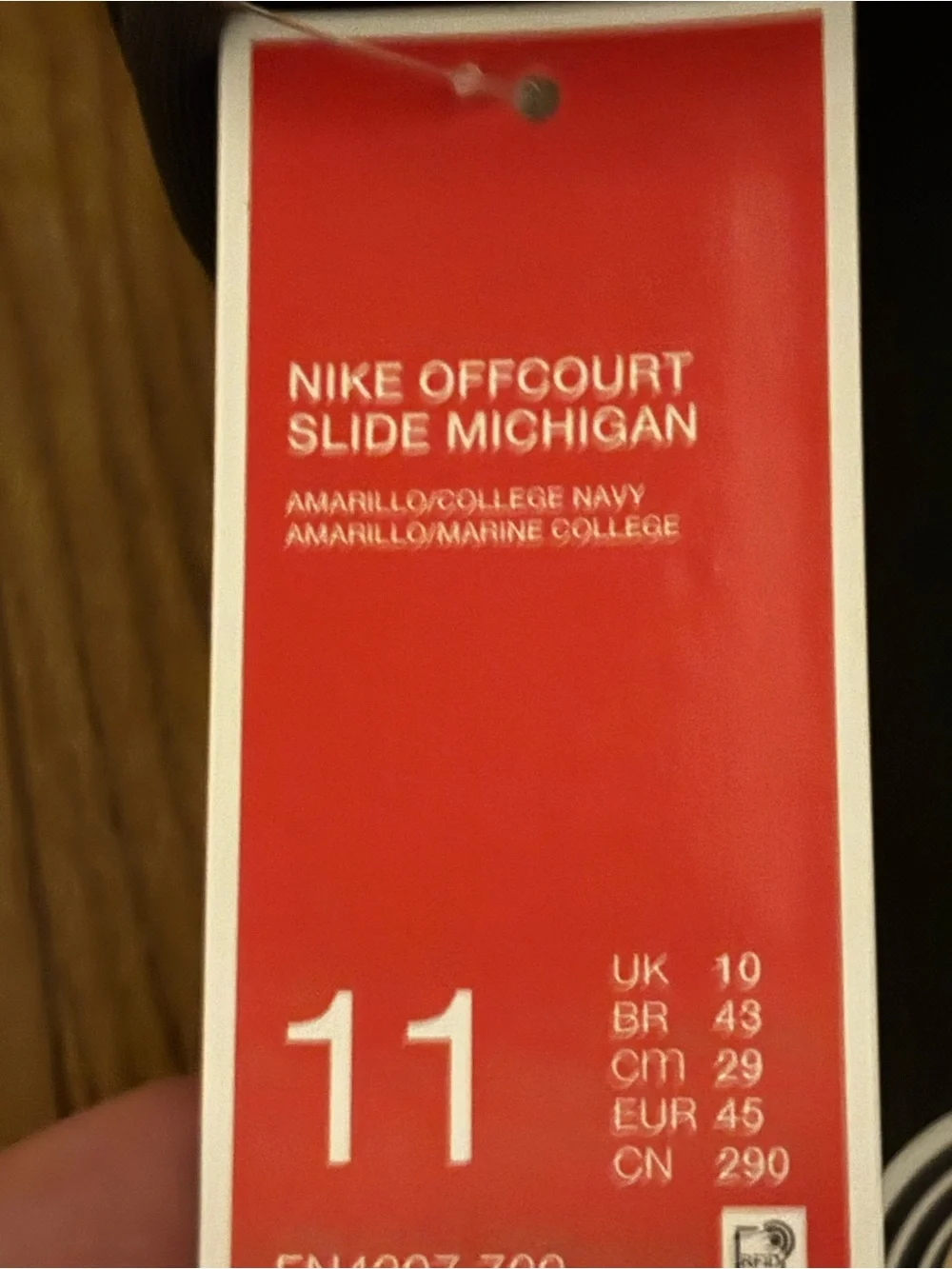 NWT Nike Michigan Wolverines 2024 Off-Court Slide Sandals Men’s Size 11